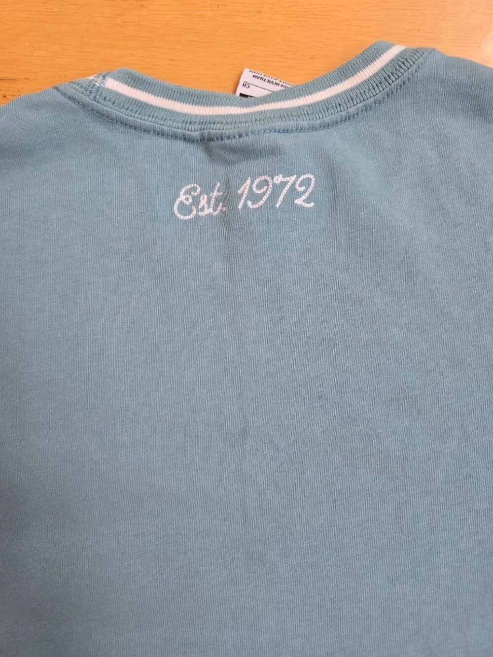 Vintage Y2K | Nike Pastel Blue Sporty Loose Fit Short Sleeve T-shirt | WMS S